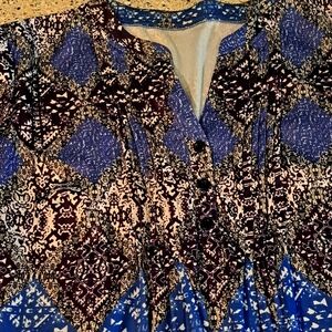 Comfy,soft, 3/4 sleeve tunic top, size XL.